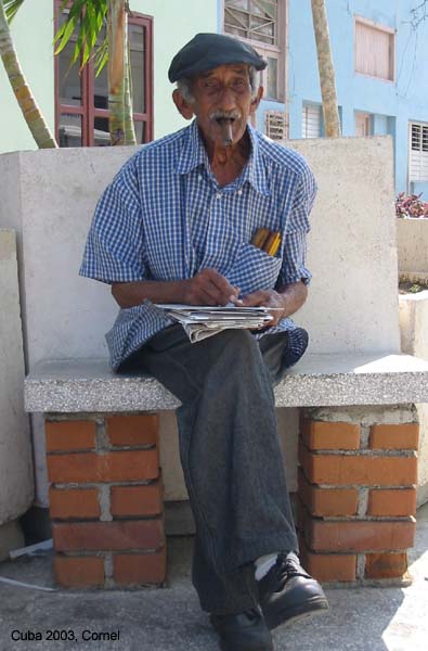 Man met sigaar Cienfuegos