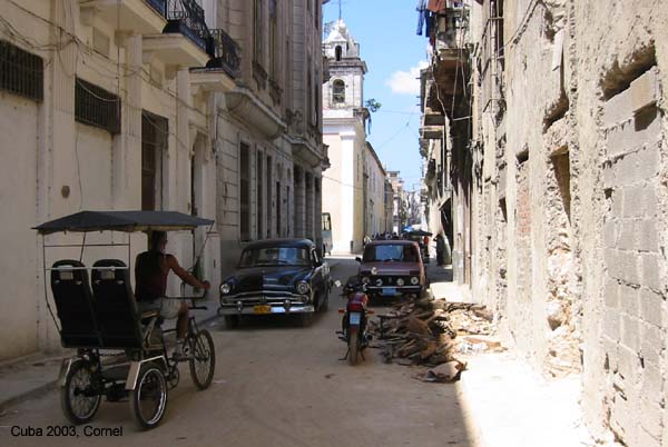Typisch straatbeeld La Habana